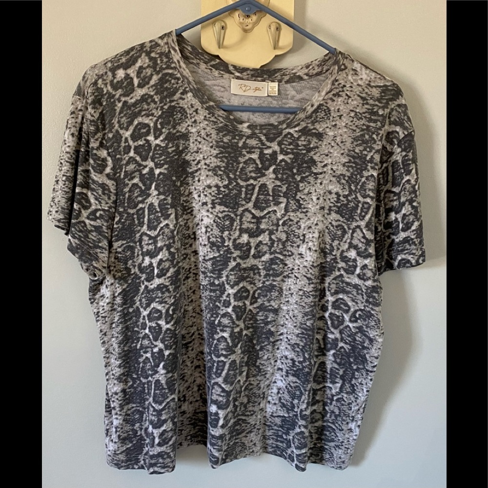 RD style Snake Print Tee  XL